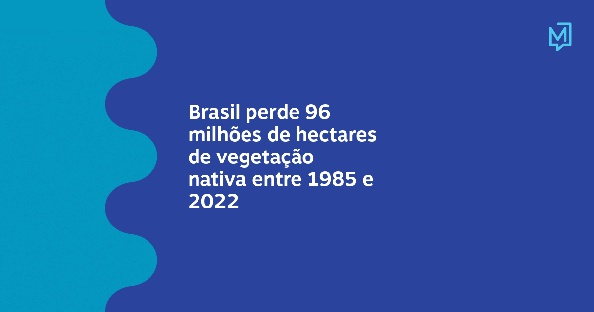 Brasil Perde 96 Milhões De Hectares De Vegetação Nativa Entre 1985 E 2022 Meio 4429