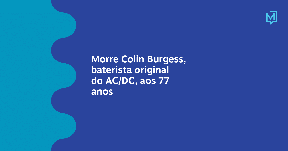 Colin Burgess, primeiro baterista do AC/DC, morre aos 77 anos